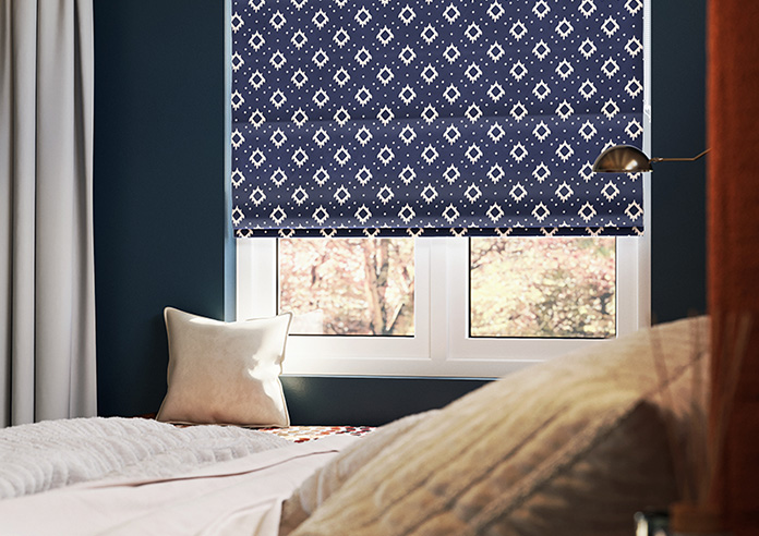 Huaraz Velvet, Royal - Twist&Fit Roman Blind - Image 5